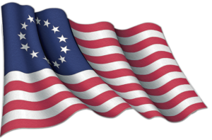 Betsy_Ross_Flag_Paint American Grand-Union Flag Sketch copyright Walter Franklin Davis, 2024